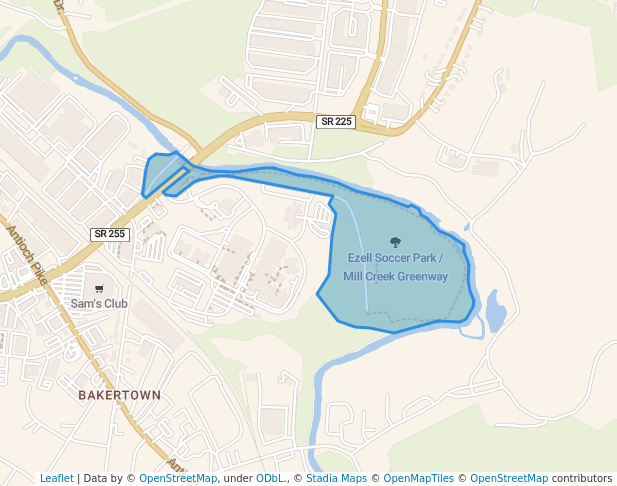 Ezell Soccer Park / Mill Creek Greenway