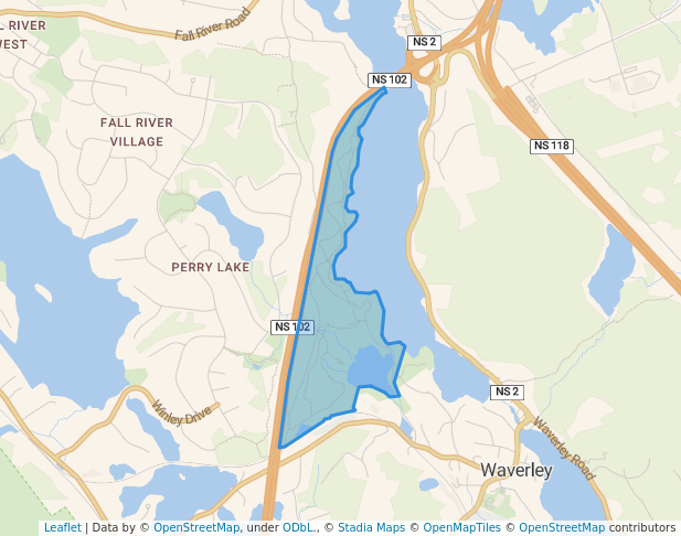 walking in McDonald Sports Park map in Waverley