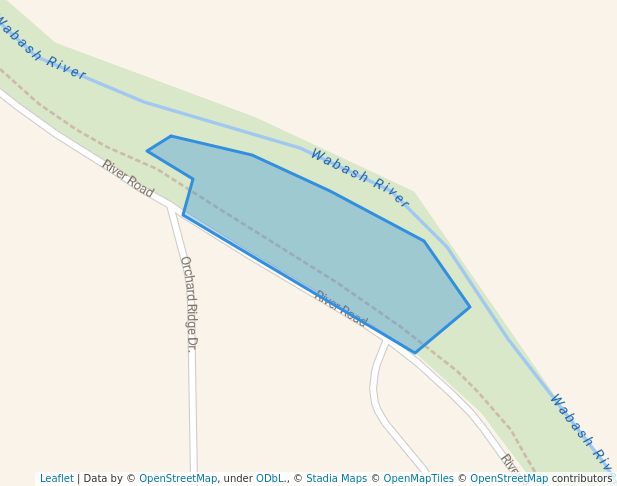 walking in Bluffton Rotary Park map in Bluffton