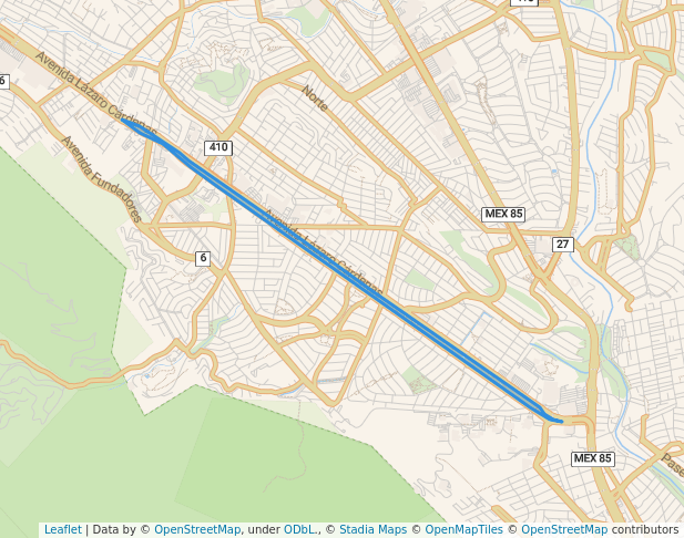 Jardinera Lázaro Cárdenas