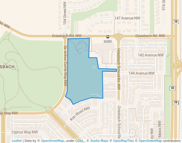 Griesbach Green Space and Soccer Fieds