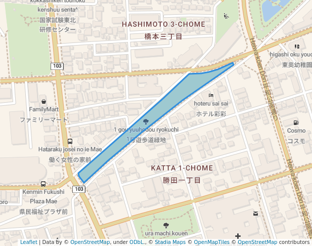 1号遊歩道緑地