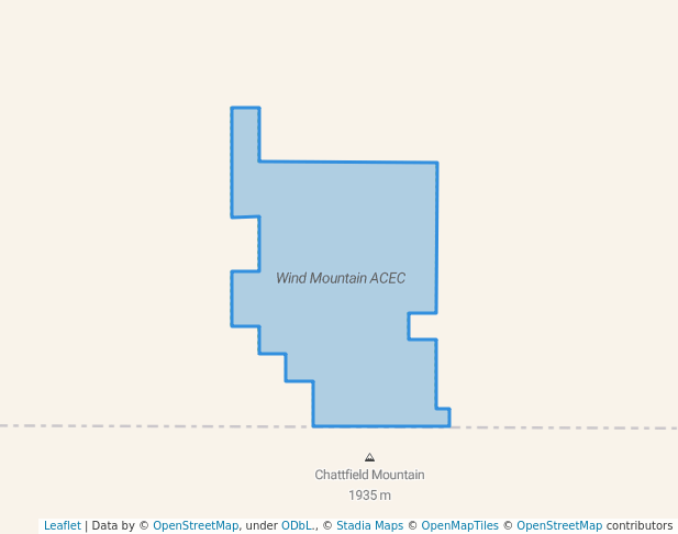 walking in Wind Mountain ACEC map in Dell City