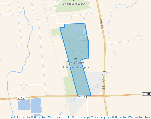 walking in Taylor County Educational Campus map in Medford