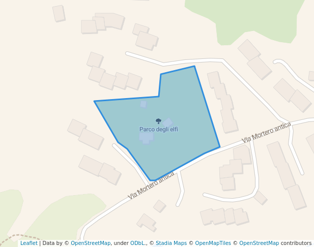 walking in Parco degli elfi map in Santa Margherita Ligure