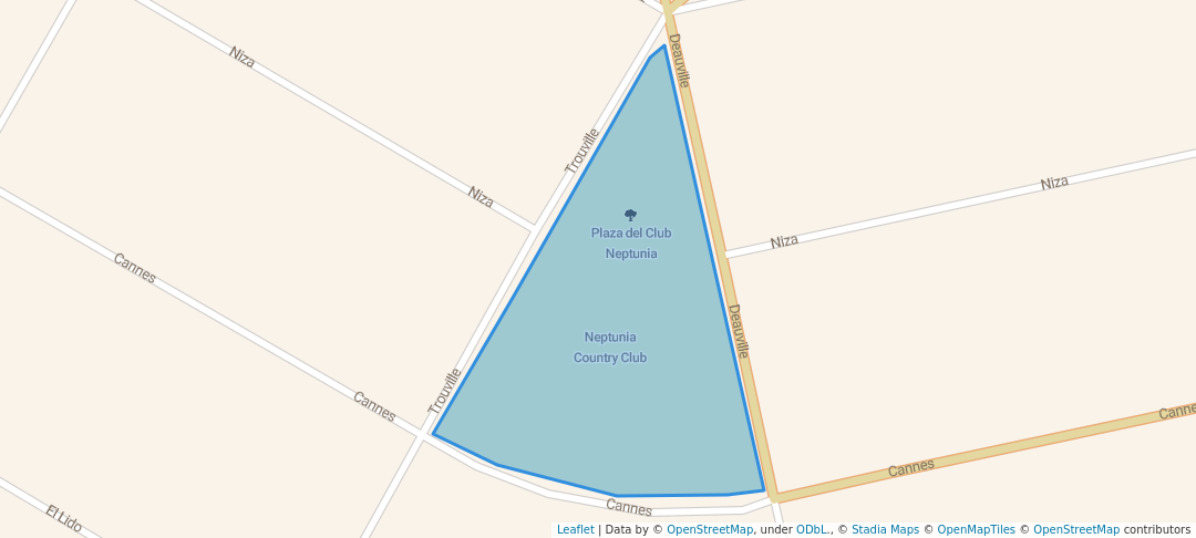 walking in Plaza del Club Neptunia map in Salinas