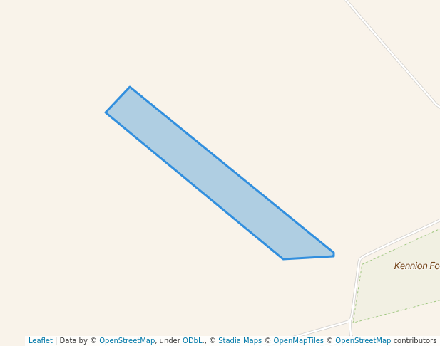 walking in Gillap South Forest Reserve map in Furner