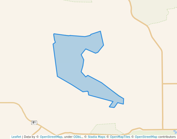 walking in Native Wells Forest Reserve map in Furner