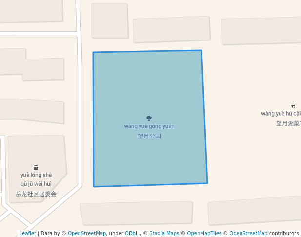 walking in 望月公园 map in Chang Sha Shi