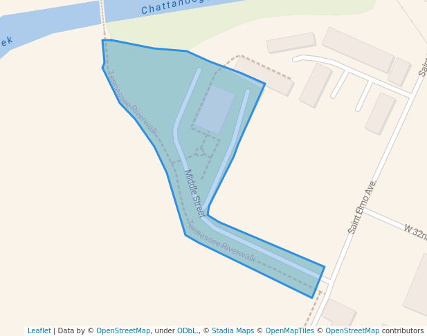 Tennessee Riverpark Wheland Foundry Trailhead