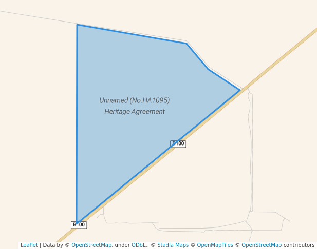 walking in Unnamed (No.HA1095) Heritage Agreement map in Cowell