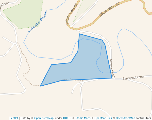 walking in Unnamed (No.HA1175) Heritage Agreement map in Echunga