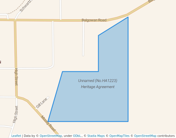 walking in Unnamed (No.HA1223) Heritage Agreement map in Urania