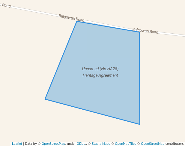 walking in Unnamed (No.HA28) Heritage Agreement map in Urania