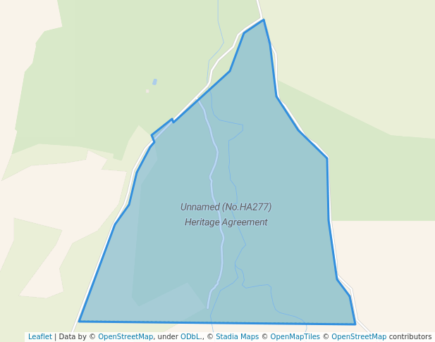 walking in Unnamed (No.HA277) Heritage Agreement map in Wonna