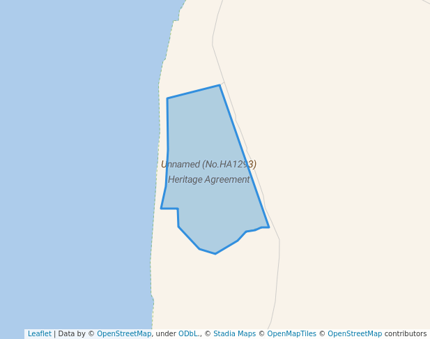 walking in Unnamed (No.HA1293) Heritage Agreement map in Urania