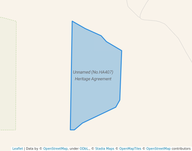walking in Unnamed (No.HA407) Heritage Agreement map in Karte