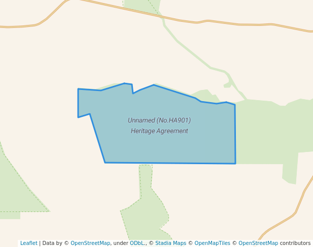 walking in Unnamed (No.HA901) Heritage Agreement map in Field