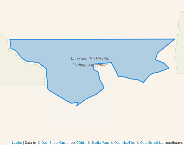 walking in Unnamed (No.HA965) Heritage Agreement map in Karte