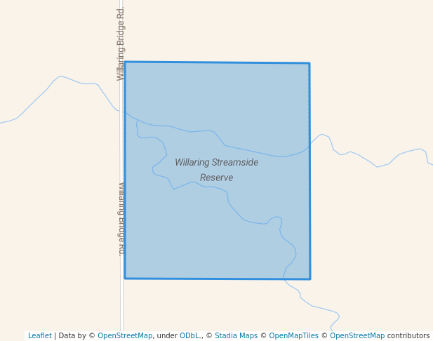 Willaring Streamside Reserve in Wallaloo East | Map and Routes
