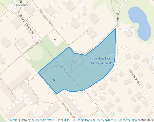 Hiiriharjunpuisto in Vanda | Map and Routes