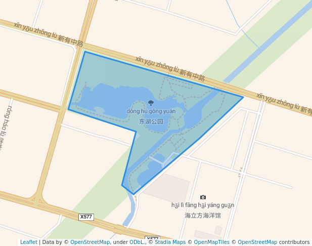 walking in 东湖公园 map in Fo Shan Shi