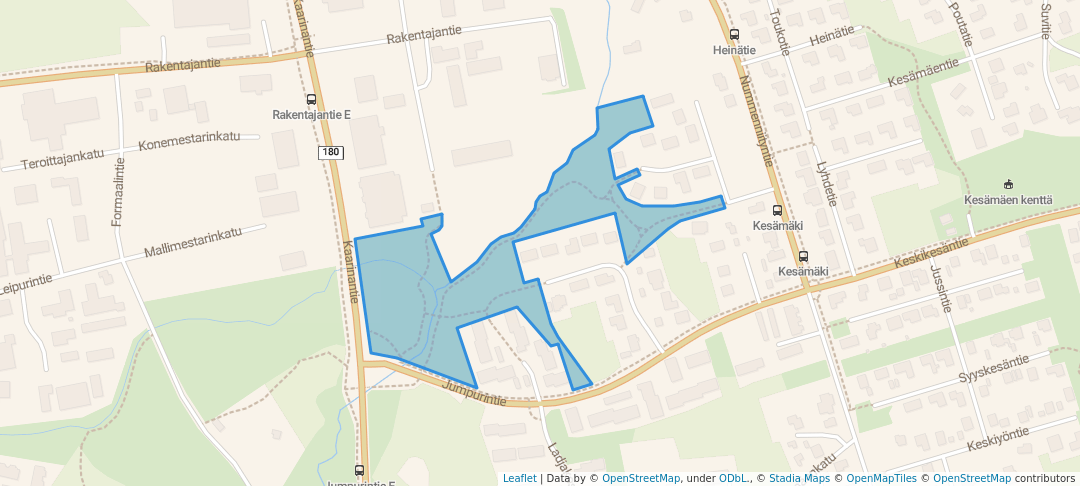 walking in Kappelimäenpuisto map in Kaarina