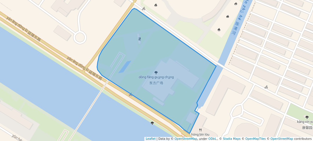 walking in 东方广场 map in Chang Zhou Shi