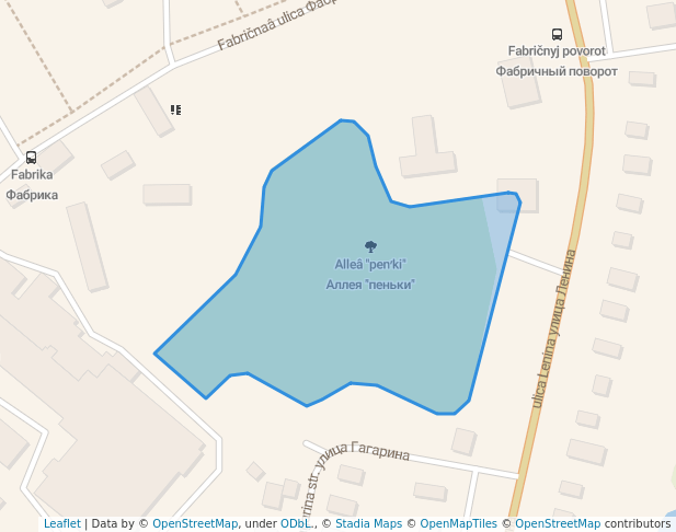 walking in Аллея "пеньки" map in Volokolamsk