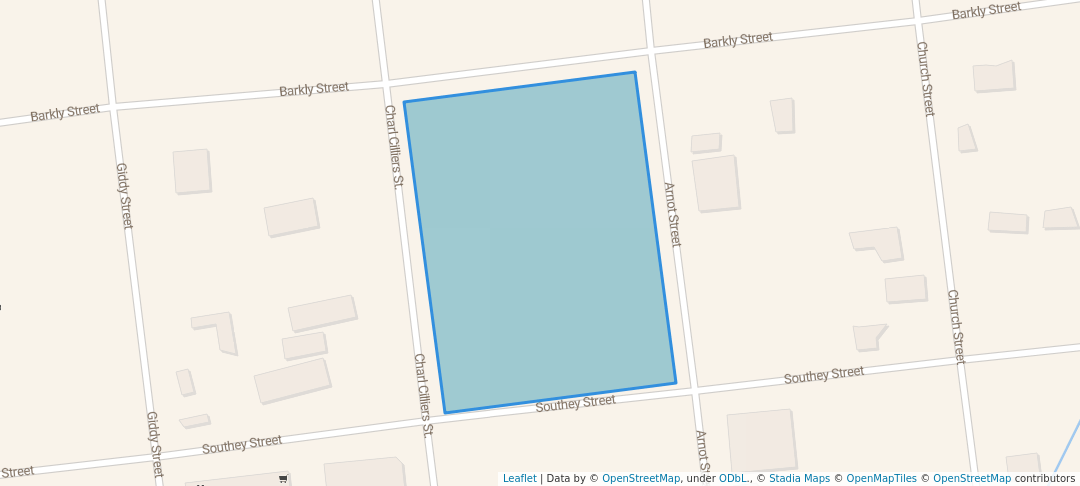 walking in Douglas Central Park map in Douglas