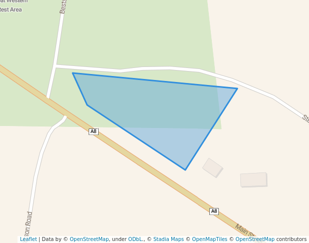 walking in Great Western (Main Street) Natural Features Reserve map in Great Western