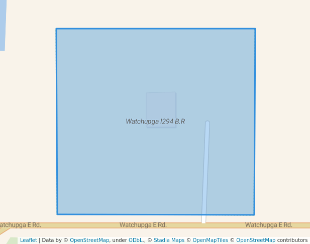 walking in Watchupga I294 Bushland Reserve map in Watchupga