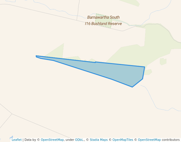 walking in Cookinburra Nature Conservation Reserve map in Barnawartha