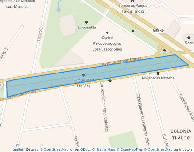 Parque lineal Las Vias