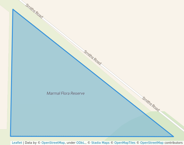 walking in Marmal Flora Reserve map in Boort