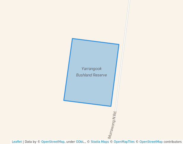 walking in Yarrangook Bushland Reserve map in Lillimur