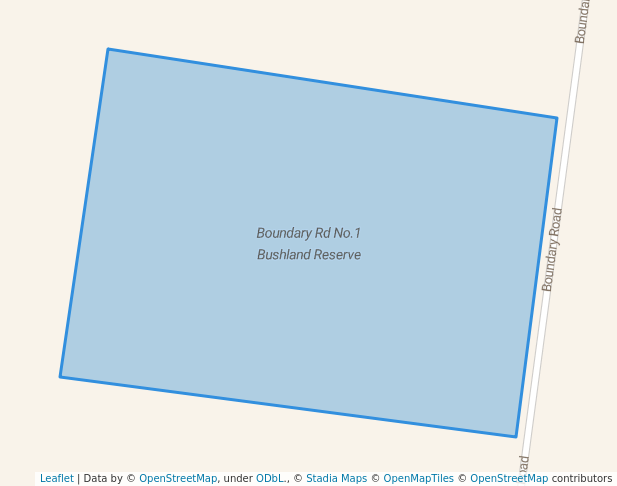 walking in Boundary Rd No.1 Bushland Reserve map in Lillimur