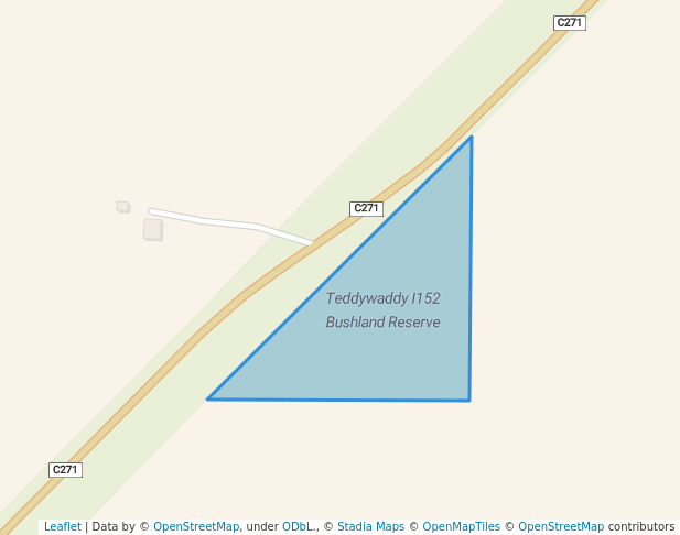 walking in Teddywaddy I152 Bushland Reserve map in Jeruk