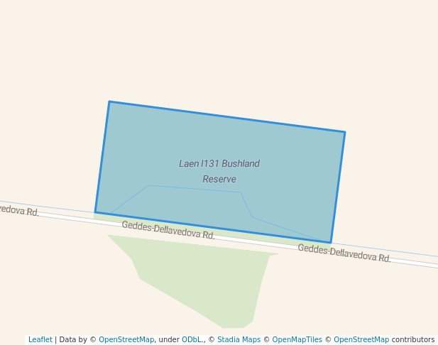 walking in Laen I131 Bushland Reserve map in Laen