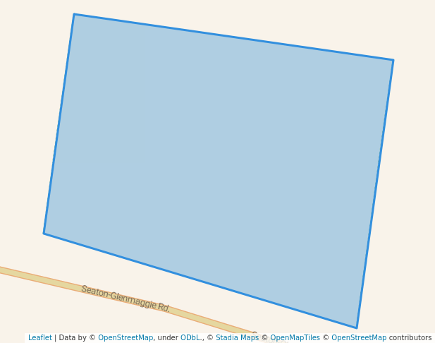 walking in Glenmaggie I1 Bushland Reserve map in Seaton