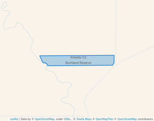 walking in Kirkella I10 Bushland Reserve map in Navarre