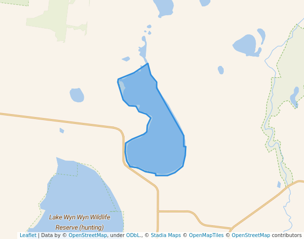 walking in Olivers Lake Flora and Fauna Reserve map in Mitre