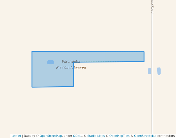 Wirchilleba Bushland Reserve in Wallaloo | Map and Routes