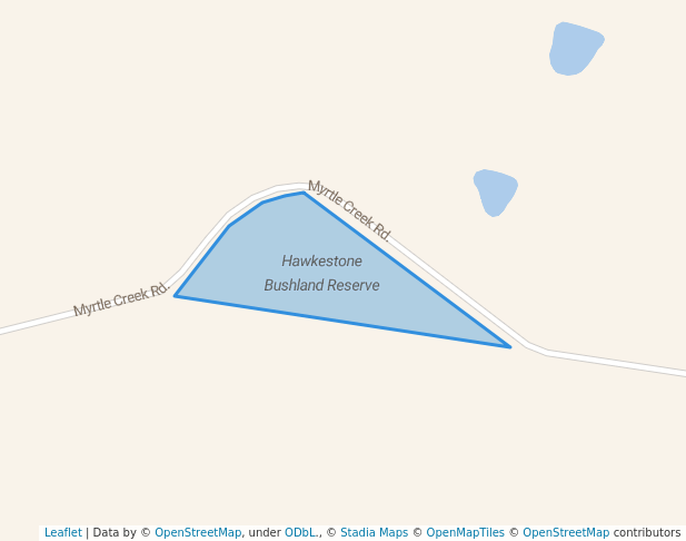 walking in Hawkestone Bushland Reserve map in Ascot