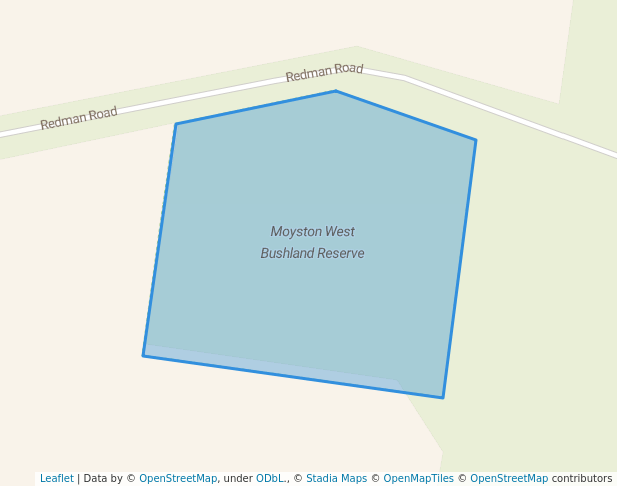 walking in Moyston West Bushland Reserve map in Pomonal
