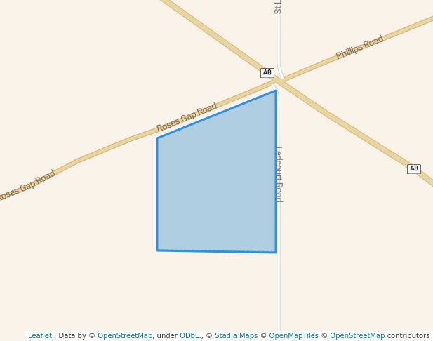 walking in Howards Bushland Reserve map in Lubeck