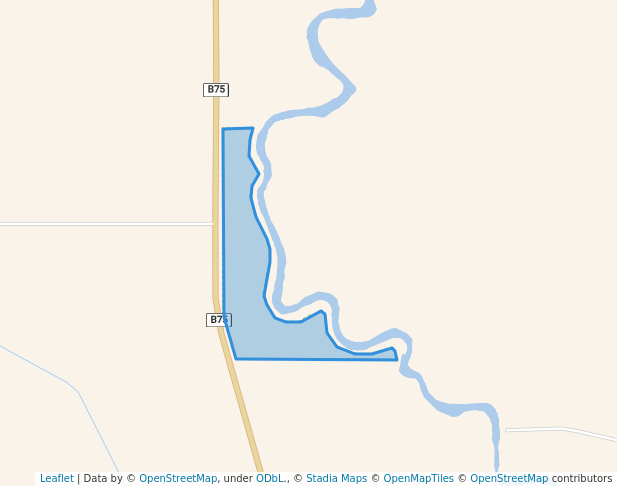 walking in Bandella Streamside Reserve map in Bonn