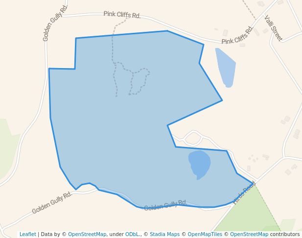walking in Pink Cliffs Geological Reserve map in Argyle