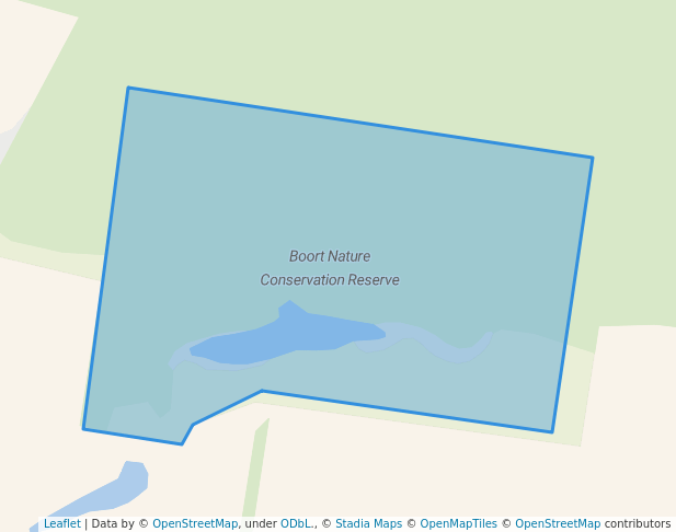 walking in Boort Nature Conservation Reserve map in Boort