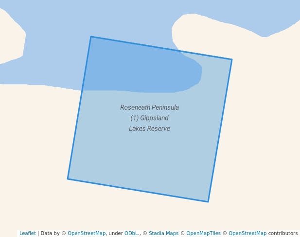 walking in Roseneath Peninsula (1) Gippsland Lakes Reserve map in Waterford